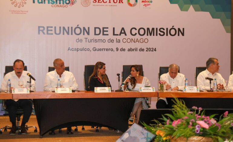 Participa Evelyn Salgado en la sesión de la Comisión de Turismo de la Conago