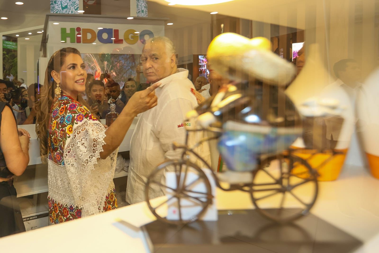 Inauguran Evelyn Salgado y Miguel Torruco Marqués la expo del Tianguis Turístico 2024