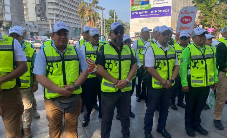 Pone en marcha Gobierno de Acapulco operativo “Movilidad Segura”