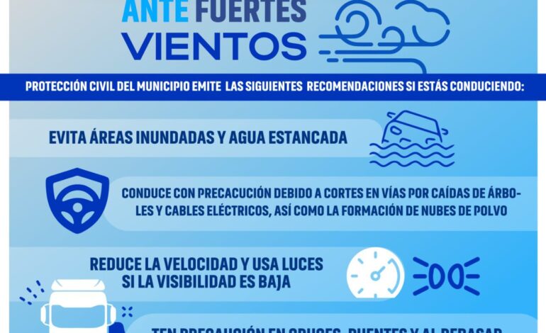 Emite Gobierno de Acapulco recomendaciones por vientos fuertes