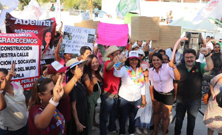 Respaldan acapulqueños proyectos de continuidad de Abelina López Rodríguez