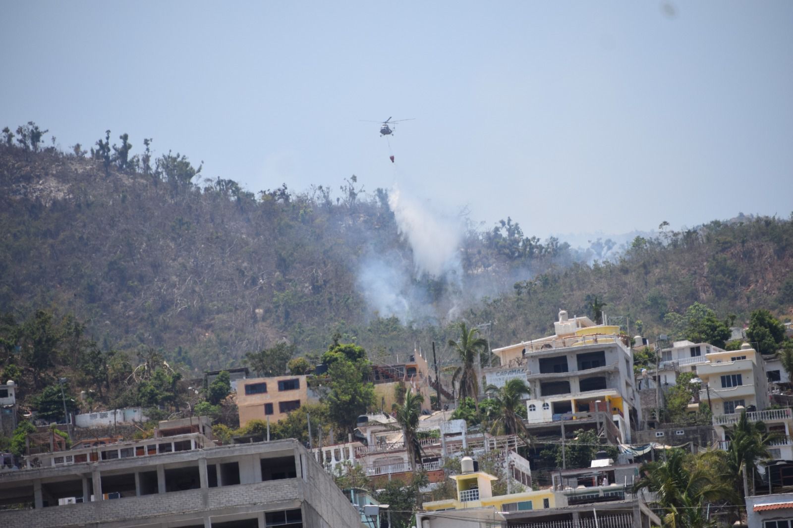 Controlado el 90% del incendio forestal de El Veladero en Acapulco