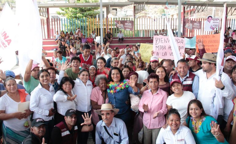 La Venta reafirma respaldo a Abelina López Rodríguez