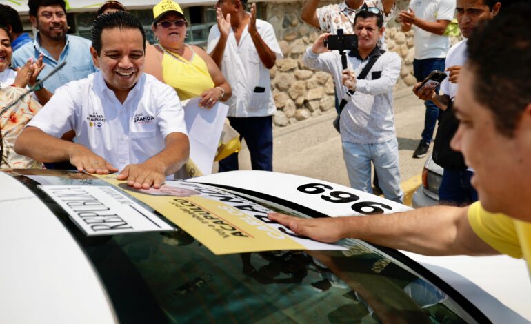 Respaldan transportistas de Acapulco el proyecto de Carlos Granda por la alcaldía porteña