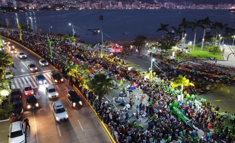 Acapulco rompe récord nacional de baile tradicional masivo de «La Iguana»