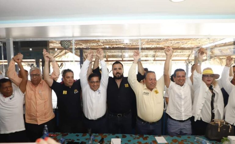 Presenta la coalición Fuerza y Corazón por Acapulco a sus candidatas a las diputaciones locales y federal; Allan Argüello va por el 4 federal