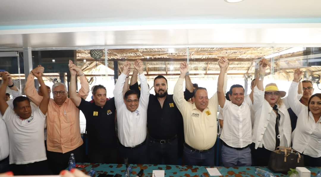 Presenta la coalición Fuerza y Corazón por Acapulco a sus candidatas a las diputaciones locales y federal; Allan Argüello va por el 4 federal