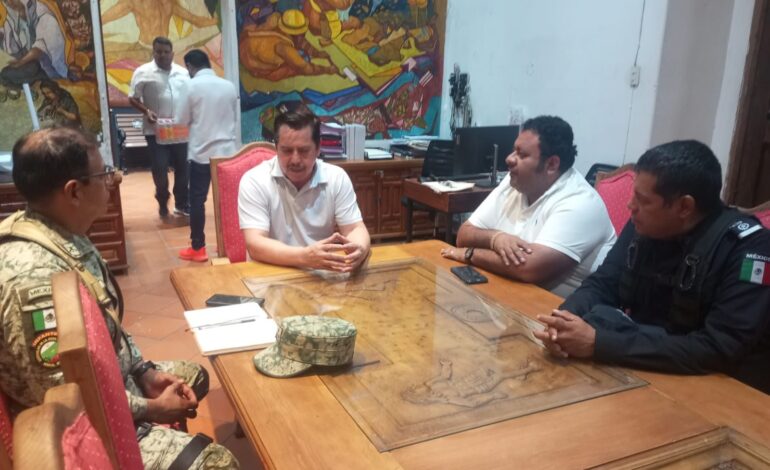 Se coordinan Estado y Municipio por la seguridad de Taxco, Guerrero