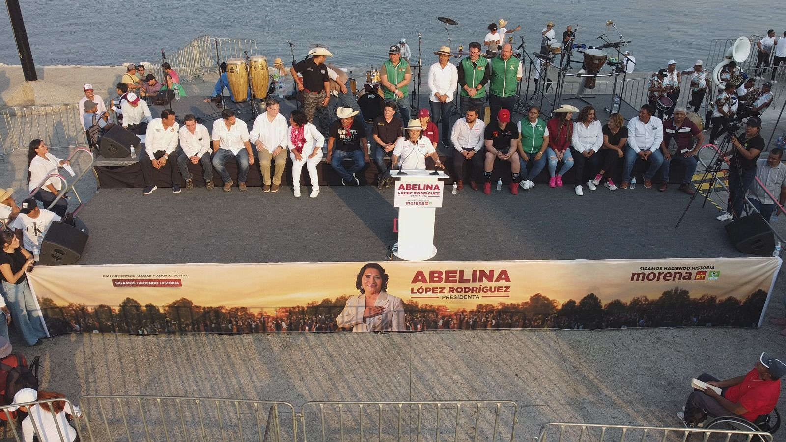 Es tiempo de las mujeres, resalta Beatriz Mojica en el inicio de campaña de Abelina López en Acapulco