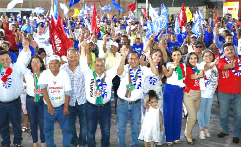 Celebra Manuel Añorve su cumpleaños con marcha del triunfo en Tepecoacuilco encabezada por Julio Galarza