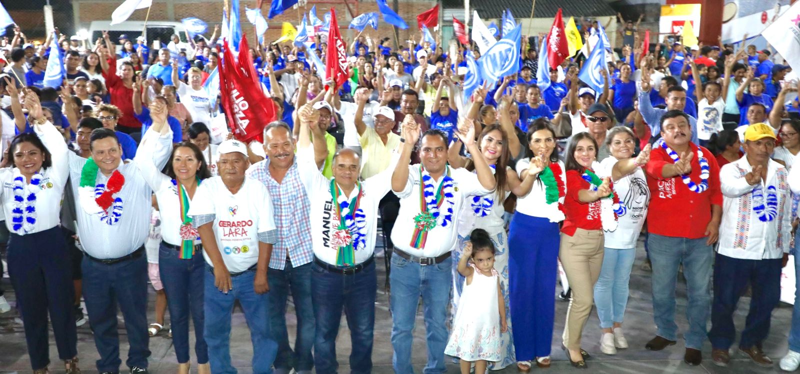 Celebra Manuel Añorve su cumpleaños con marcha del triunfo en Tepecoacuilco encabezada por Julio Galarza