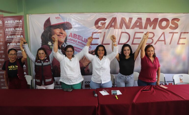 “Ganamos el debate y dignificamos la política”: Abelina López Rodríguez