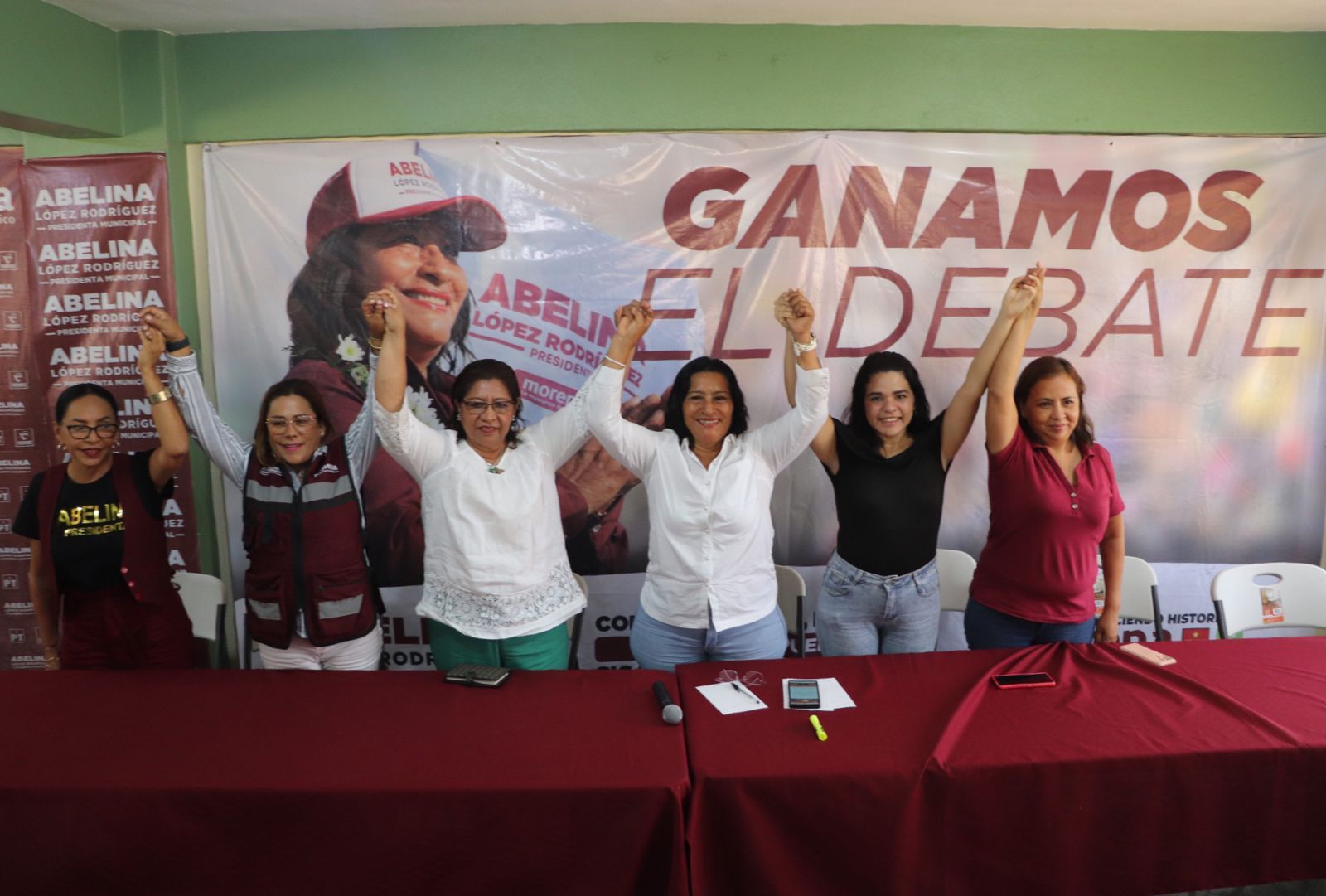 Ganamos el debate dignificamos la politica Abelina Lopez