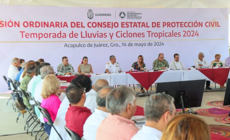 Instala y declara en sesión permanente la gobernadora Evelyn Salgado el Consejo Estatal de Protección Civil