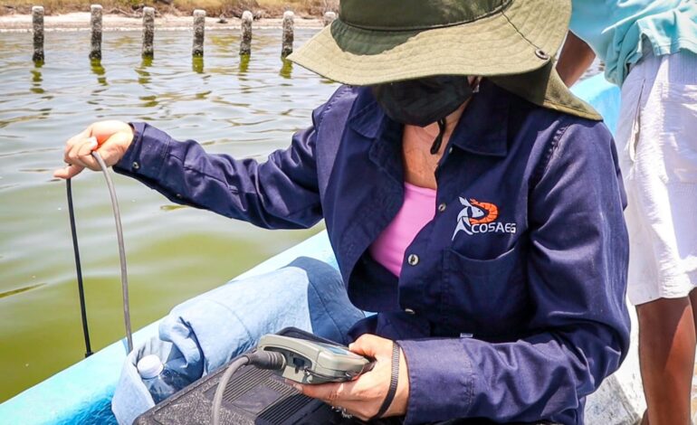 Atiende Sagadegro situación de mortandad de peces en laguna de Chautengo