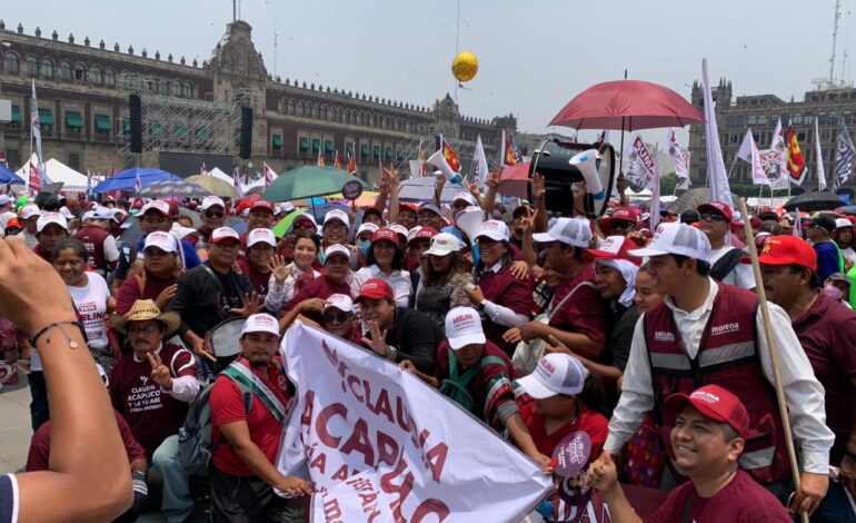 Con más de 7 mil acapulqueños acompaña Abelina López Rodríguez a Claudia Sheinbaum en cierre de campaña