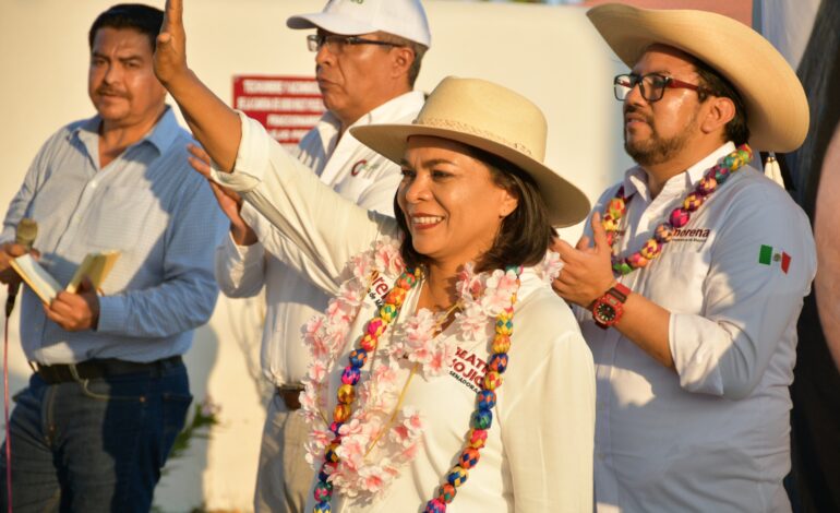 Guerrero requiere el Plan C, señala Beatriz Mojica en la colonia Alejo Peralta de Acapulco