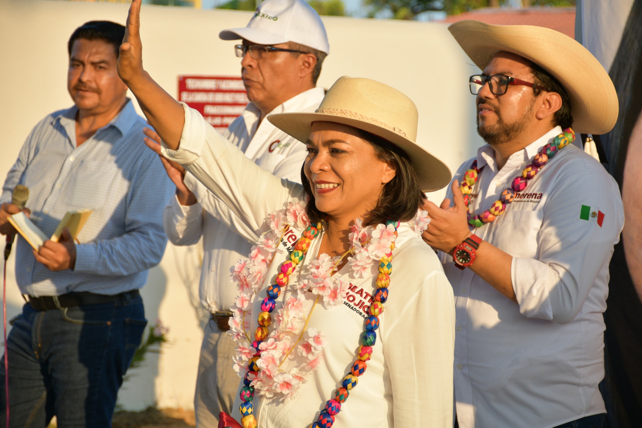 Guerrero requiere el Plan C, señala Beatriz Mojica en la colonia Alejo Peralta de Acapulco