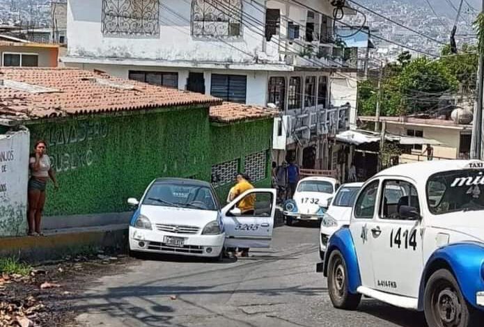 Asesinan a taxista en barrio de Acapulco