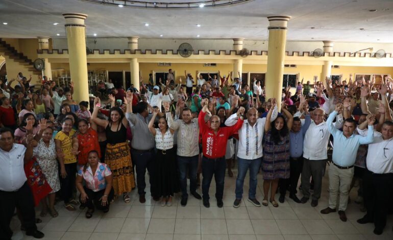 «Ustedes son el motor del triunfo electoral», afirma Manuel Añorve en encuentros con militantes de Costa Chica