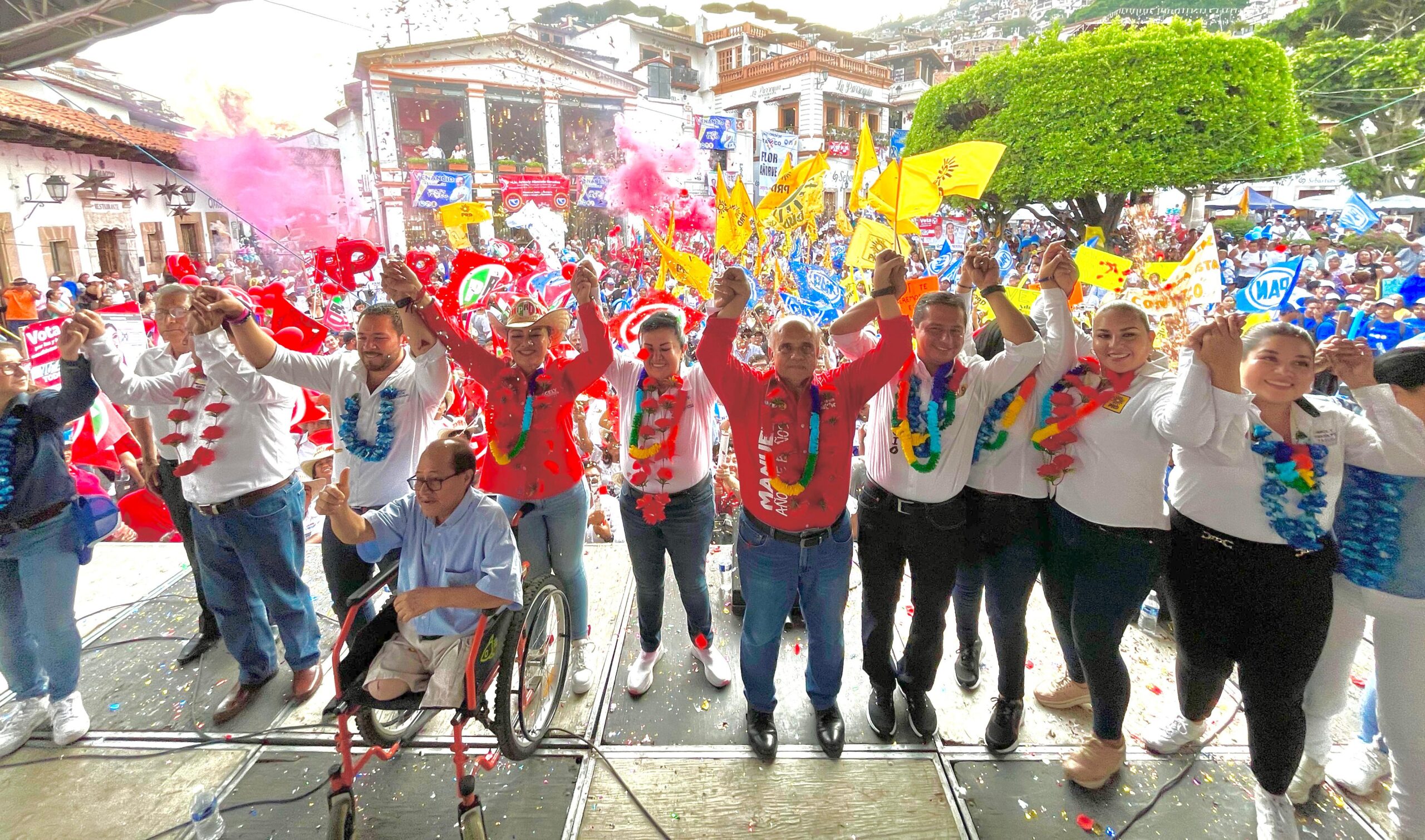 Venancio Díaz será alcalde, Flor Añorve diputada y con su apoyo, Ivet Díaz y yo senadores, afirma Añorve en Taxco