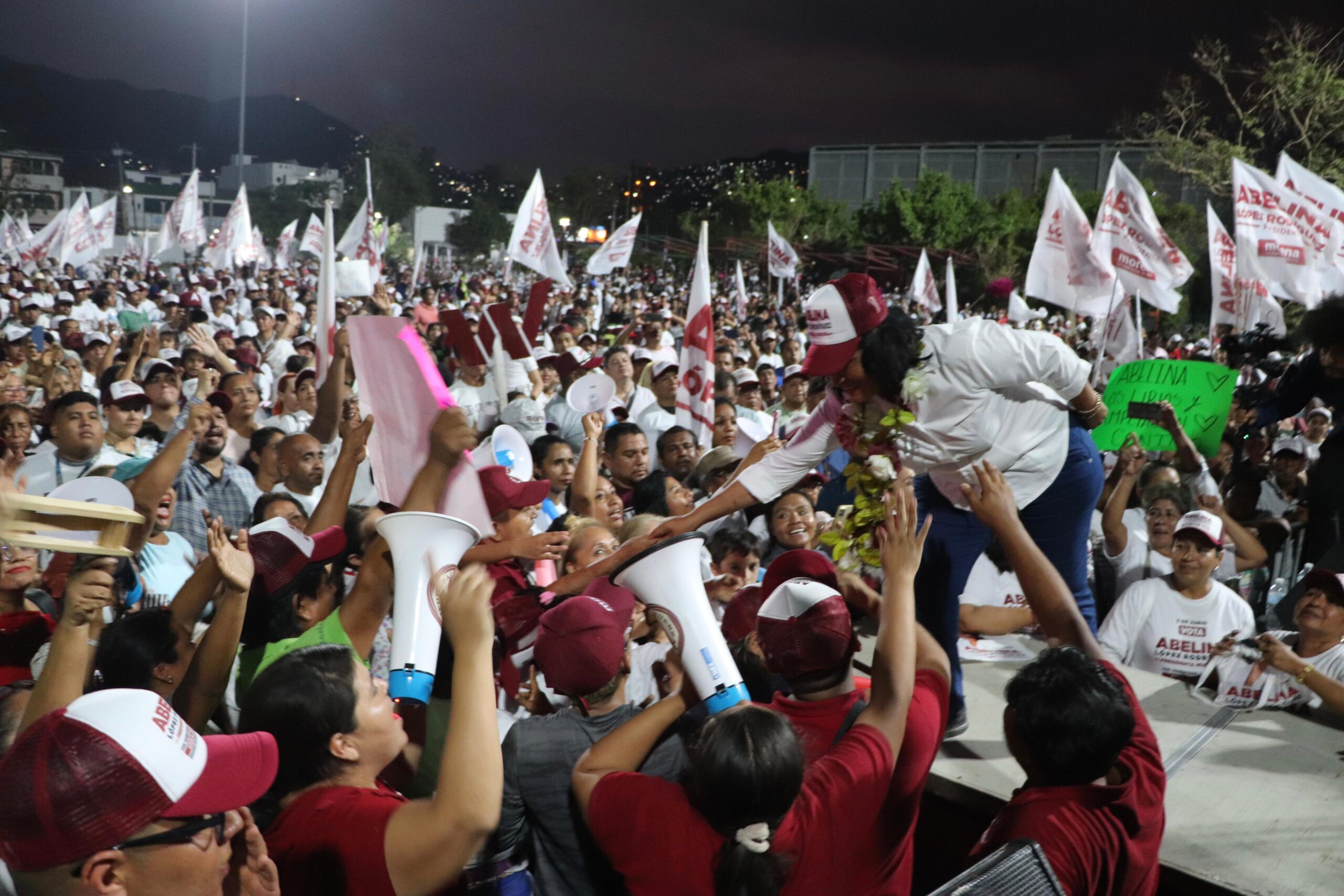 abelina lopez cierre de campaña distrito 6 - V