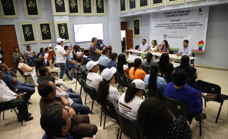 Desarrolla el Congreso un curso en materia de derechos humanos de la población LGBTIQ+