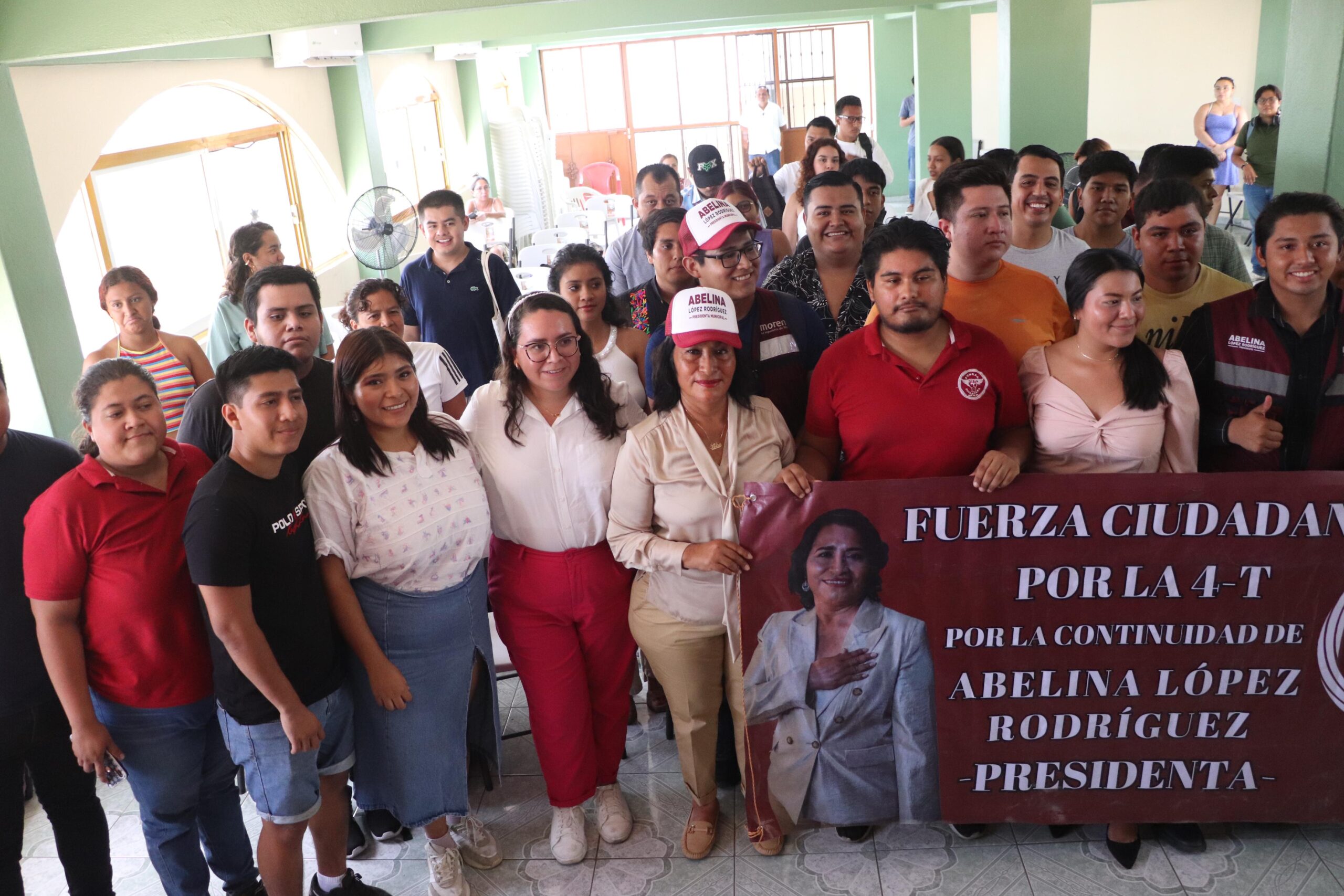 Porque yo si creo en los jóvenes; resalta Abelina López ante agrupación colectiva de jóvenes