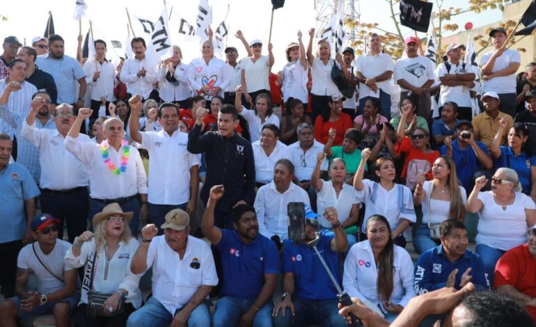 Asiste como invitado de la CTM Manuel Añorve, conmemoran el Día del Trabajo