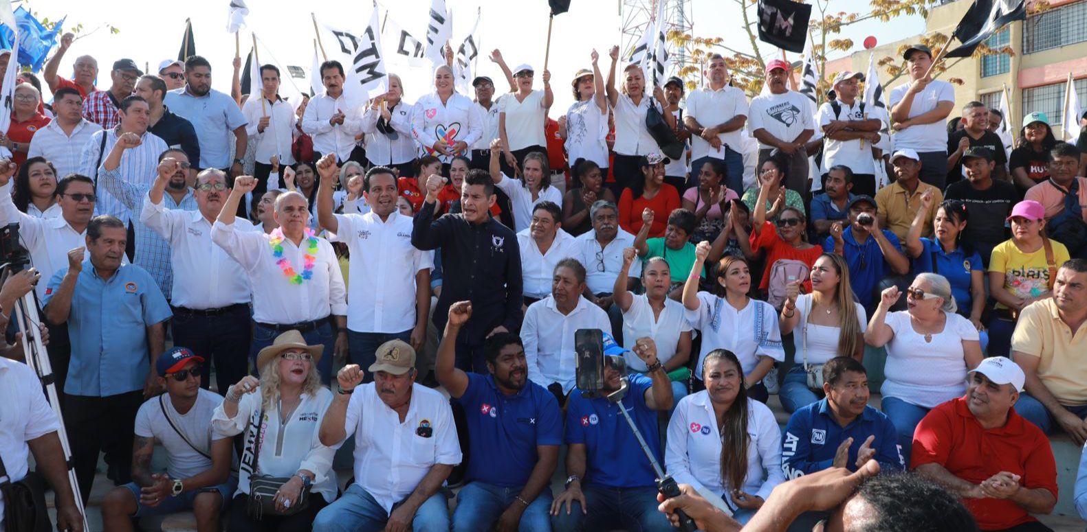 Asiste como invitado de la CTM Manuel Añorve,  conmemoran el Día del Trabajo