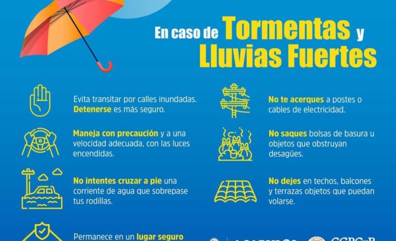 Llama Gobierno de Abelina López Rodríguez a tomar precauciones esta temporada de lluvias