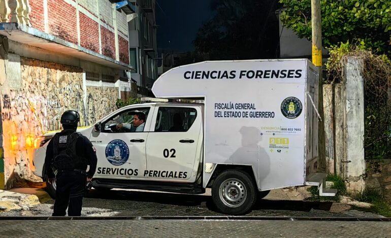 Dejan cadáver de una mujer en colonia de Acapulco