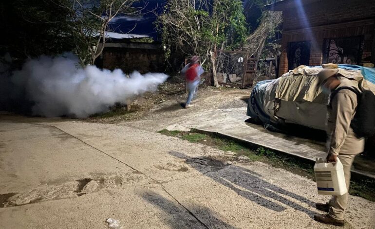 Refuerza la Secretaría de Salud del estado de Guerrero acciones contra el dengue en la zona Norte del Estado