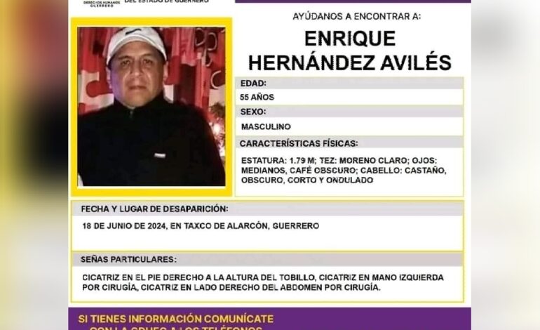 Buscan al reportero Enrique Hernández Avilez