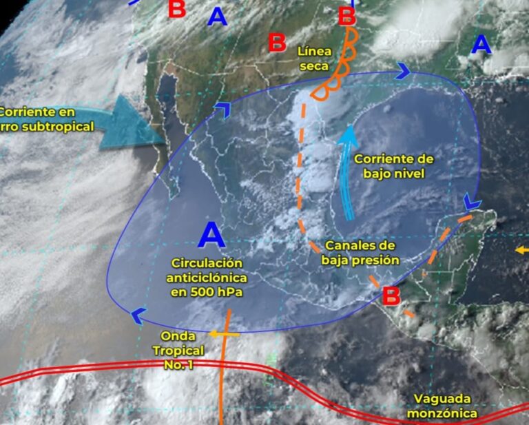 prevalecen condiciones de cielo parcialmente nublado para Acapulco