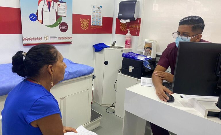 En junio, la Secretaría de Salud brindó 17 mil 475 acciones de salud mediante Unidades Médicas Móviles en 7 municipios de Guerrero