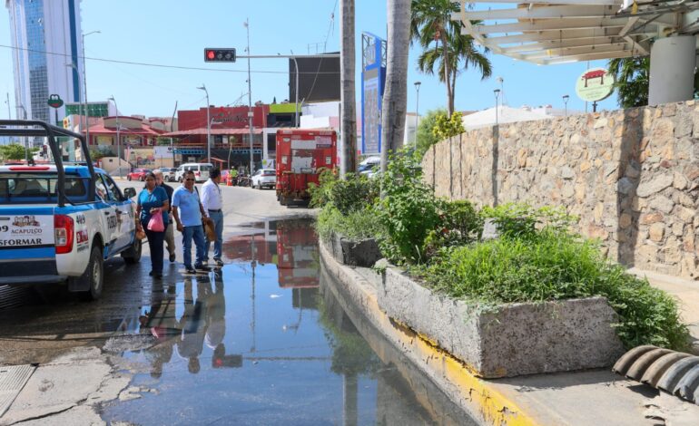Atiende PROPAEG denuncia por descarga de aguas residuales en hoteles de Acapulco