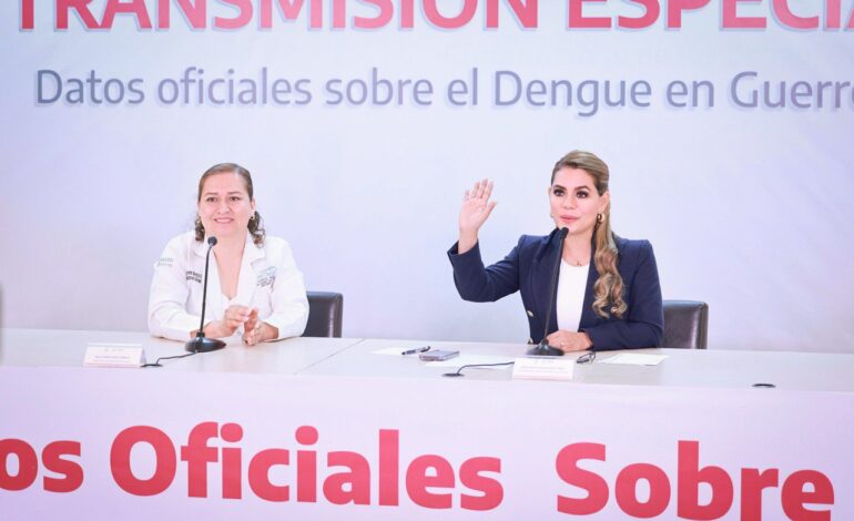 La gobernadora Evelyn Salgado pide a la población unirse a la lucha contra el Dengue en Guerrero
