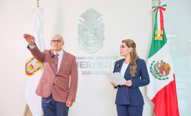 Designa Evelyn Salgado a Josué Barrón Sevilla como titular de Seguridad Pública en Guerrero