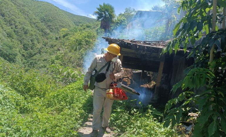 Secretaría de Salud de Guerrero mantiene acciones de control contra el dengue