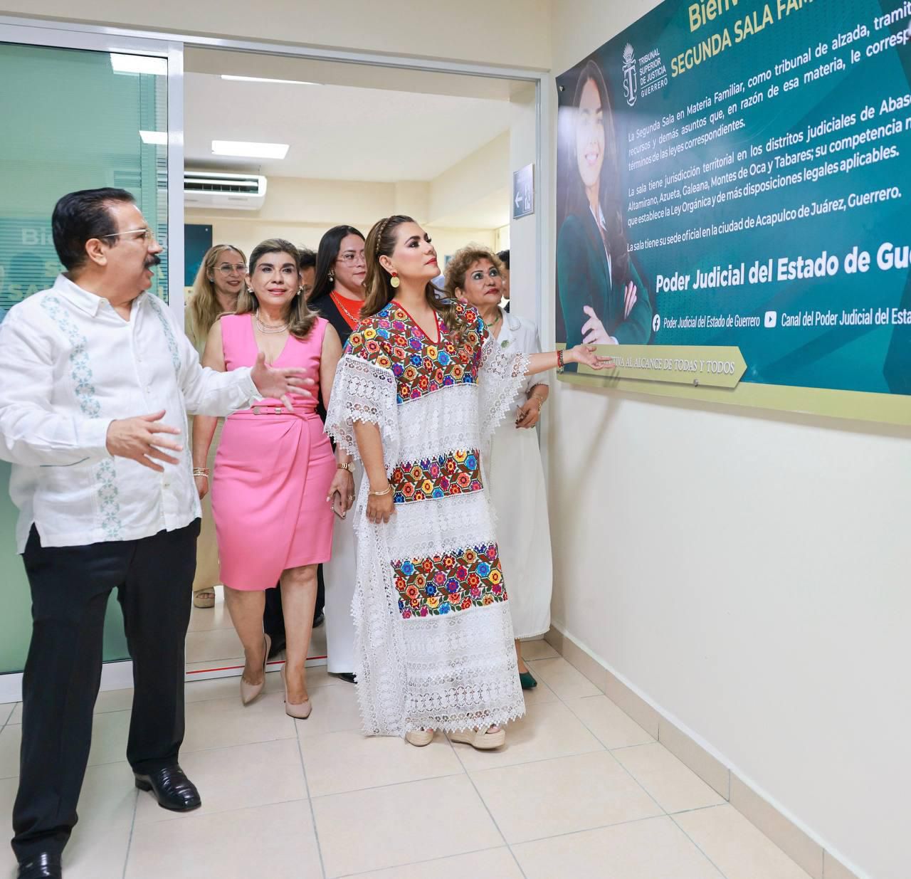 Inaugura Evelyn Salgado la reconstrucción del Palacio de Justicia «Alberto Vázquez del Mercado» en Acapulco