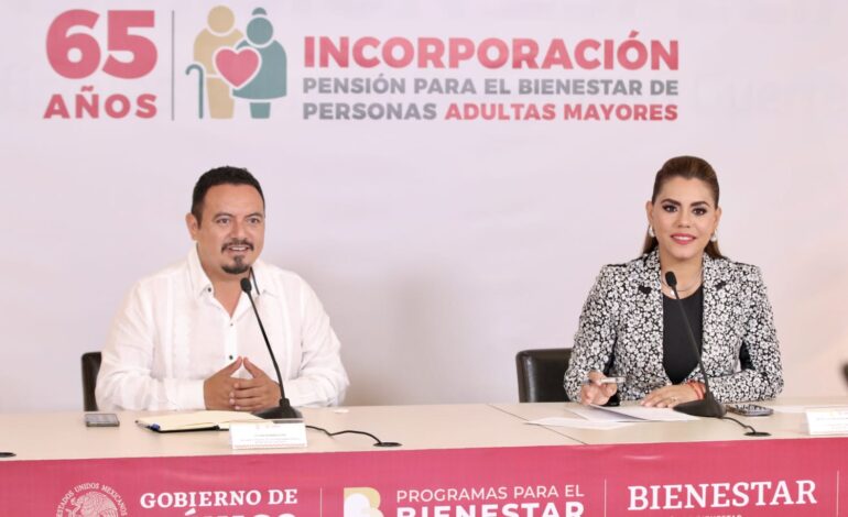 Anuncia Iván Hernández Díaz junto a Evelyn Salgado el inicio de incorporación a la Pensión para el Bienestar de los Adultos Mayores