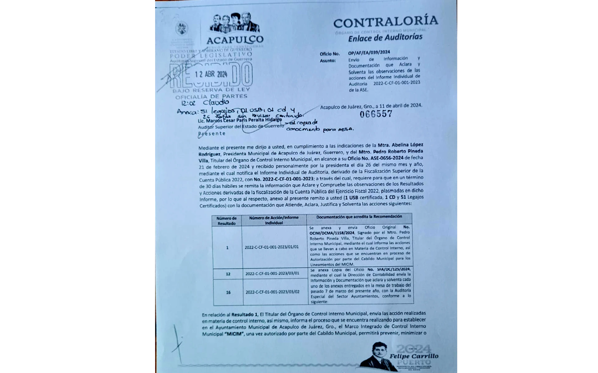 Solventa Abelina López Rodríguez observaciones de la ASE por 520 millones de pesos