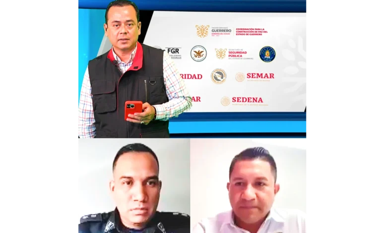 Mesa de Coordinación reporta avances y resultados en operativos de seguridad en Guerrero