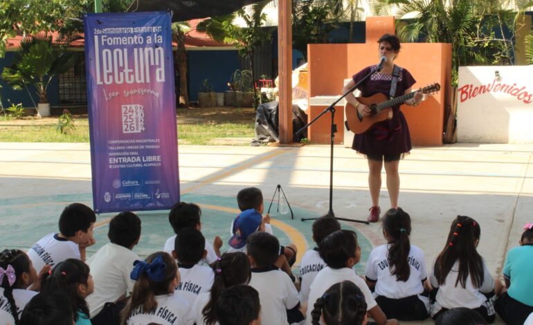 Inician las actividades del Segundo Seminario Estatal de Fomento a la Lectura «Leer Transforma» en Acapulco