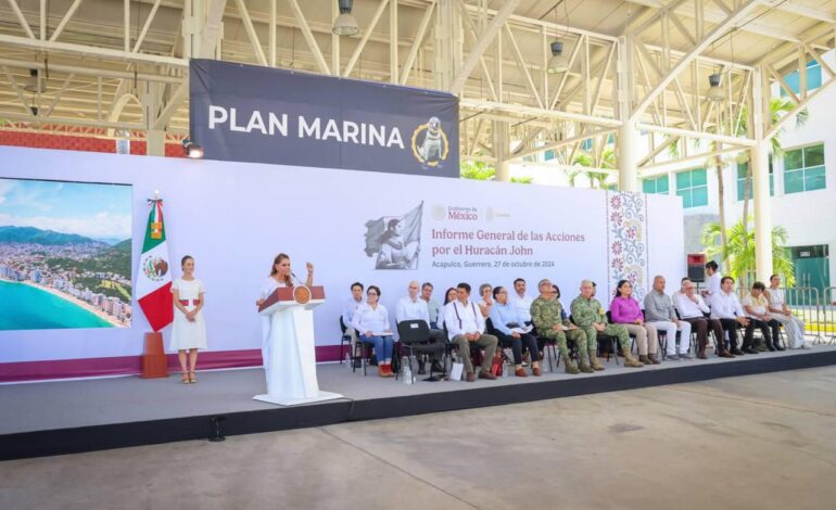 Agradece Evelyn Salgado el apoyo invaluable de la presidenta Claudia Sheinbaum para los guerrerenses por la emergencia derivada del huracán John