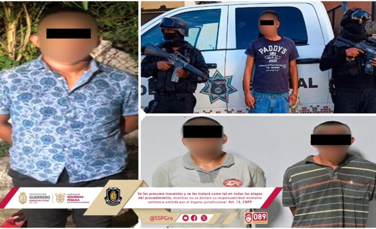 Detenciones, aseguramientos y recuperación de vehículos, resultados del trabajo conjunto durante el fin de semana