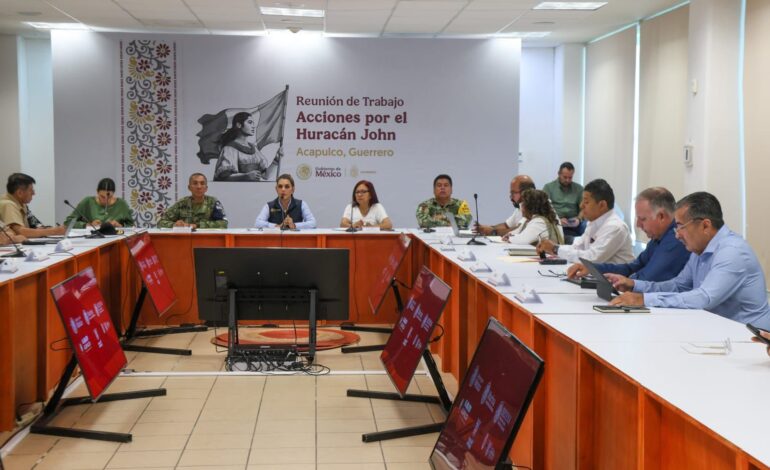 Anuncia Evelyn Salgado reforzamiento en las tareas de limpieza en zonas afectadas por John