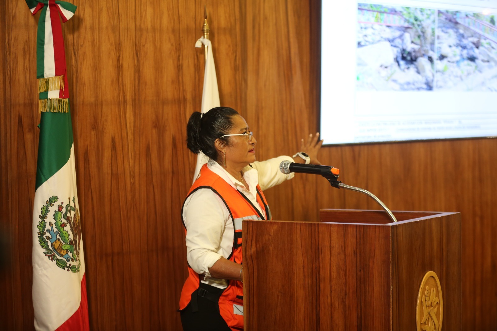 En medio de crisis innuerables en Acapulco no hay que perder de foco al cambio climático, Abelina López en informe ante la contingencia por huracán John