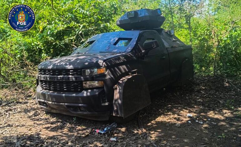 Desmantelan en Coyuca de Benítez taller de fabricación de vehículos denominados «monstruo» para grupo criminal